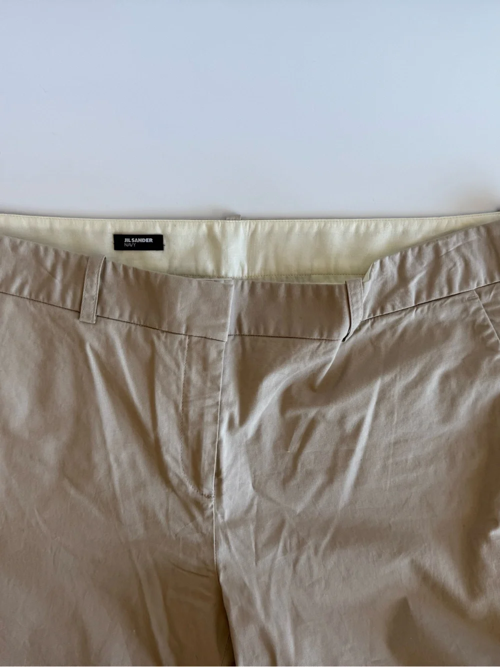 Jil Sander Chino Pants in Light Taupe